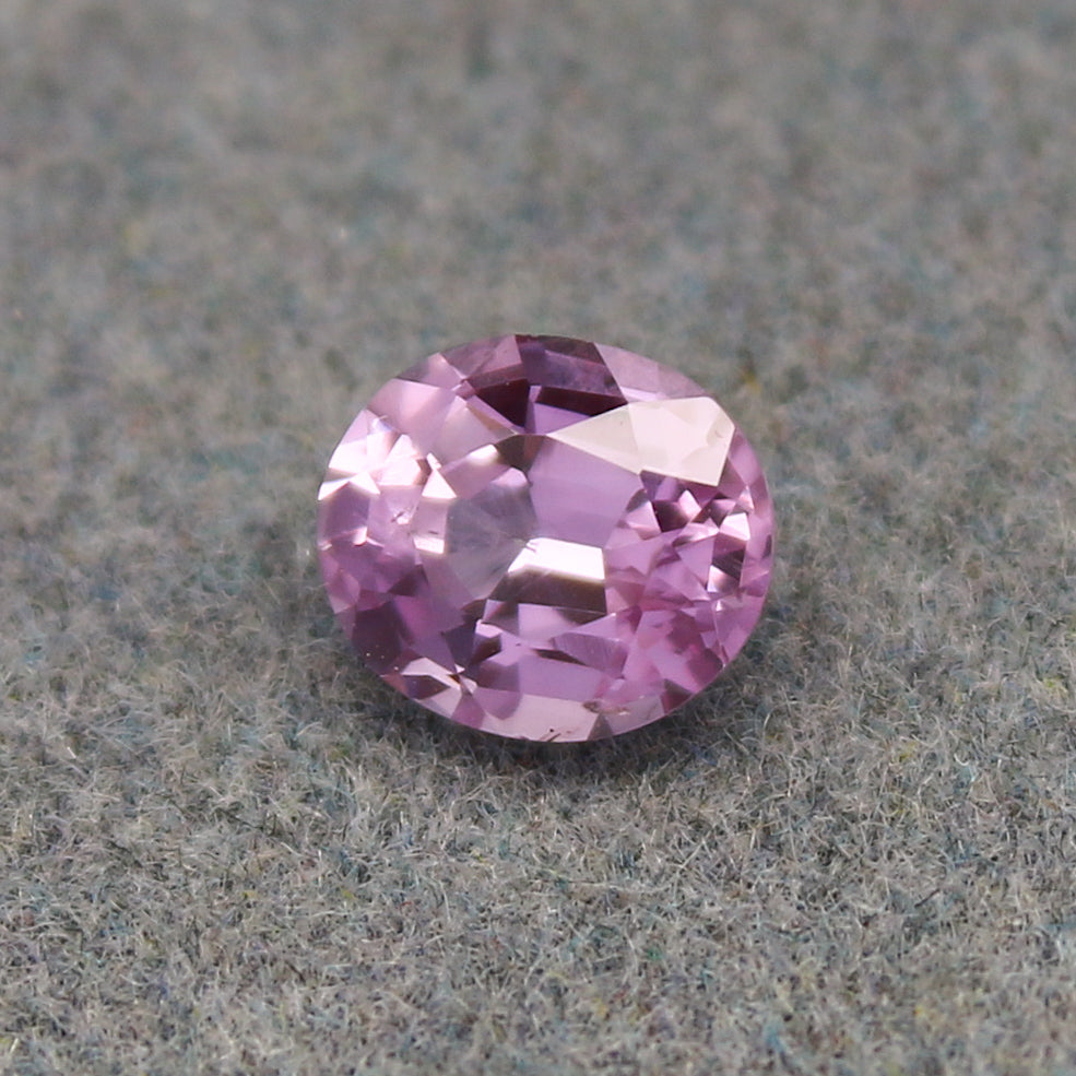 Natural Pink Sapphire 0.75 Carat 5.8x5 MM Oval Shape Faceted Gemstone