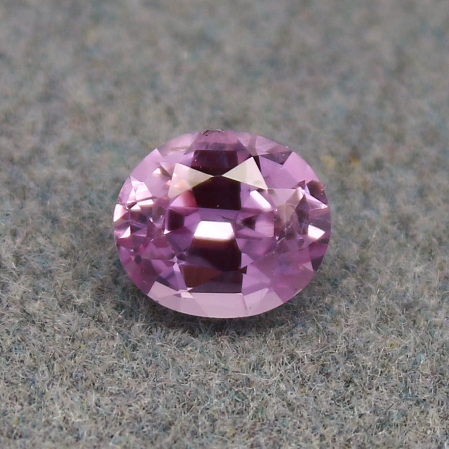 Natural Pink Sapphire 0.75 Carat 5.8x5 MM Oval Shape Faceted Gemstone