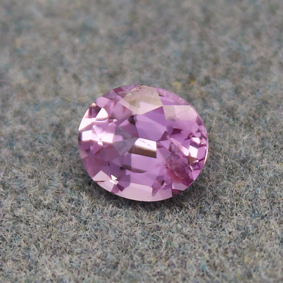 Natural Pink Sapphire 0.75 Carat 5.8x5 MM Oval Shape Faceted Gemstone