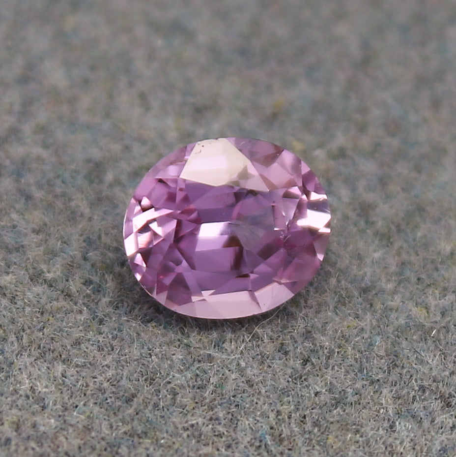 Natural Pink Sapphire 0.75 Carat 5.8x5 MM Oval Shape Faceted Gemstone