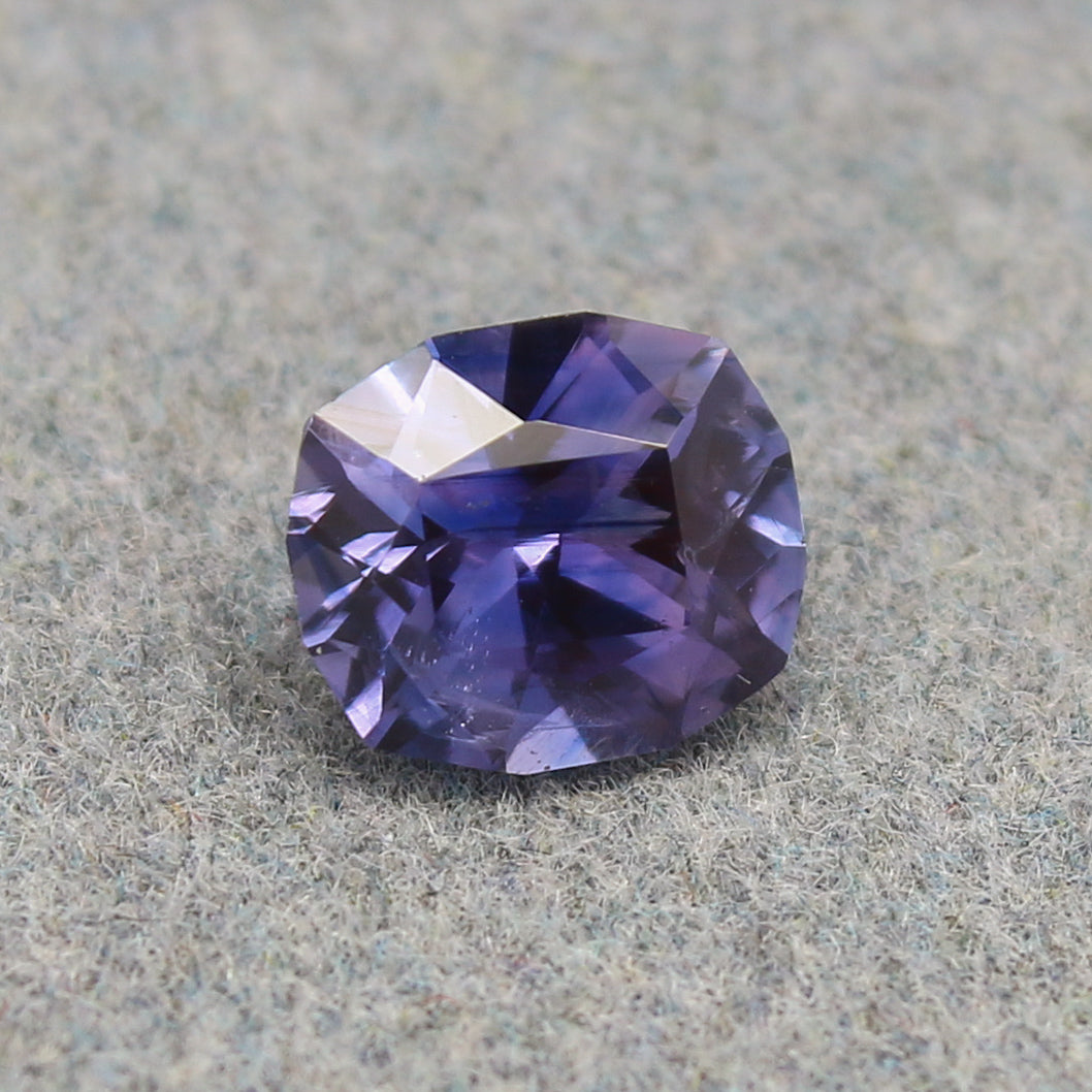 Natural Color Change Sapphire 1.02 Carat 6.6x5.7 MM Fancy Cut Faceted Gemstone