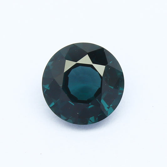 Natural Teal Spinel 1.42 Carat 7x7 MM Round Shape Faceted Gemstone