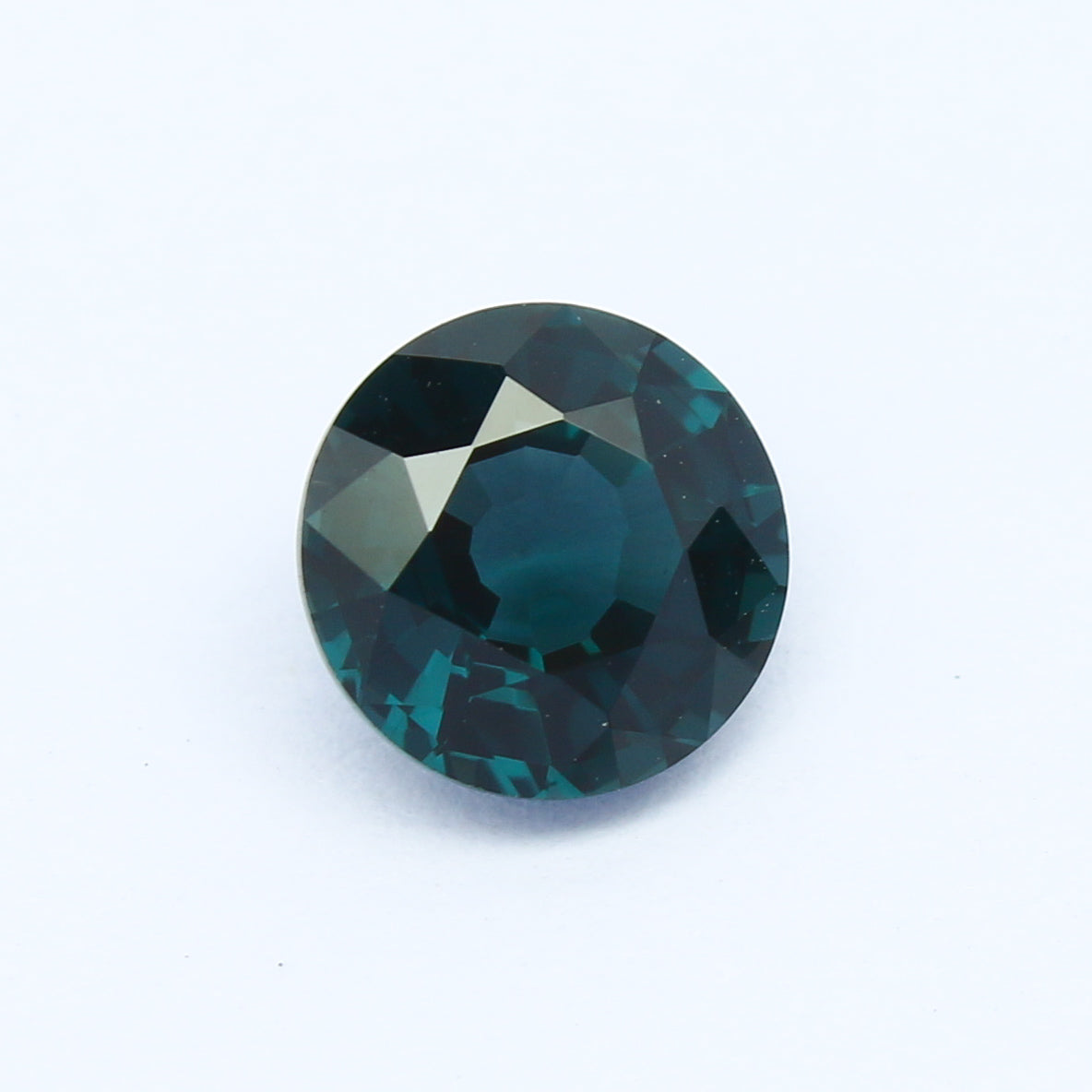 Natural Teal Spinel 1.42 Carat 7x7 MM Round Shape Faceted Gemstone