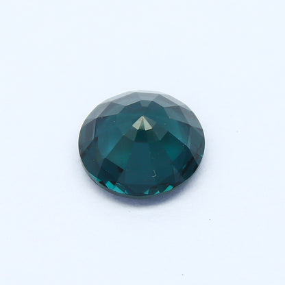 Natural Teal Spinel 1.42 Carat 7x7 MM Round Shape Faceted Gemstone