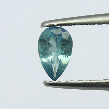 Natural Rare Chrome Kornerupine 0.24 Carat 5.5x3.5 MM Pear Shape Faceted Gemstone