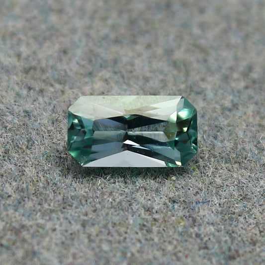 Natural Rare Chrome Kornerupine 0.31 Carat 5.5x3 MM Octagon Shape Faceted Gemstone