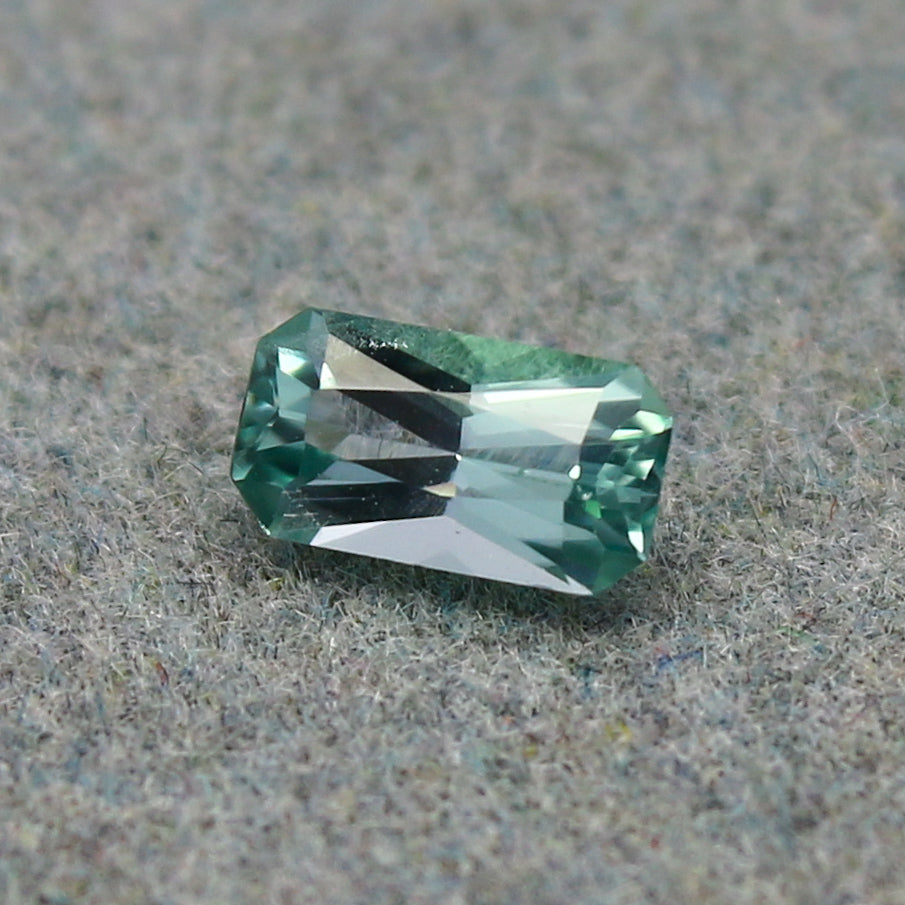 Natural Rare Chrome Kornerupine 0.31 Carat 5.5x3 MM Octagon Shape Faceted Gemstone