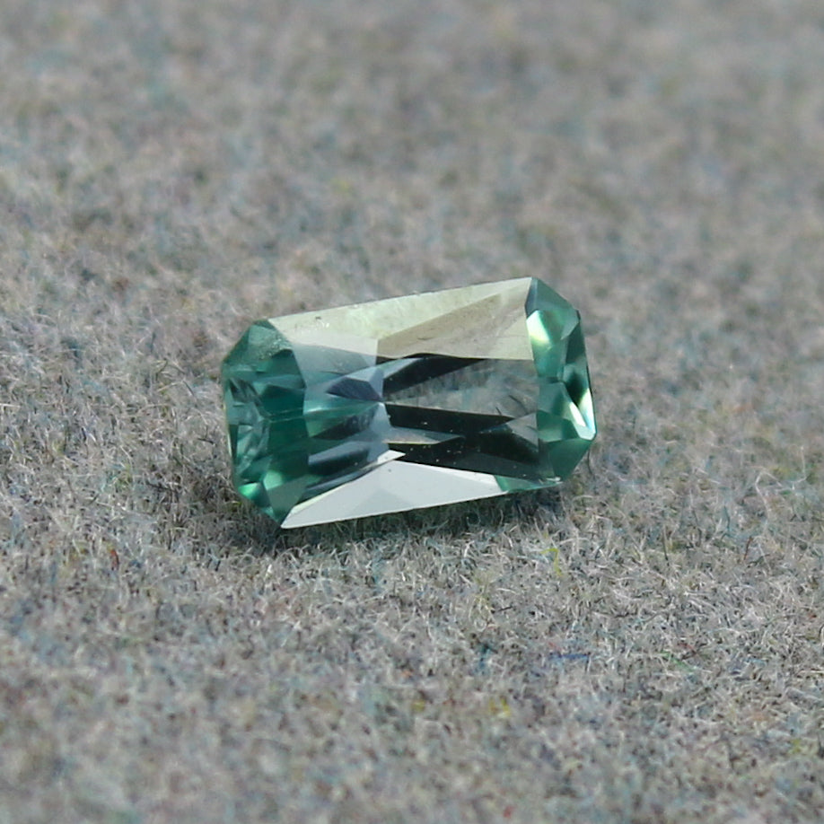 Natural Rare Chrome Kornerupine 0.31 Carat 5.5x3 MM Octagon Shape Faceted Gemstone