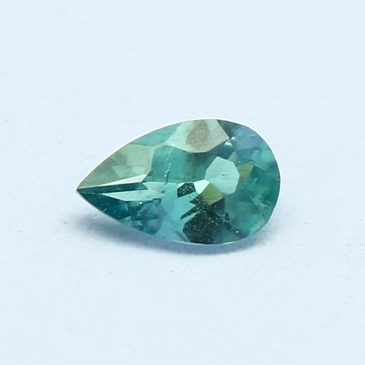 Natural Rare Chrome Kornerupine 0.20 Carat 5x3 MM Pear Shape Faceted Gemstone