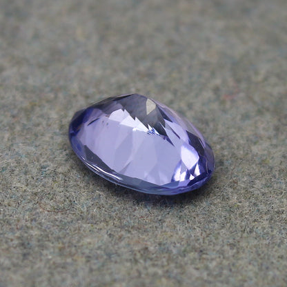 Natural Purple Tanzanite 1.40 Carat 8.5x6.4 MM Oval Shape Faceted Gemstone