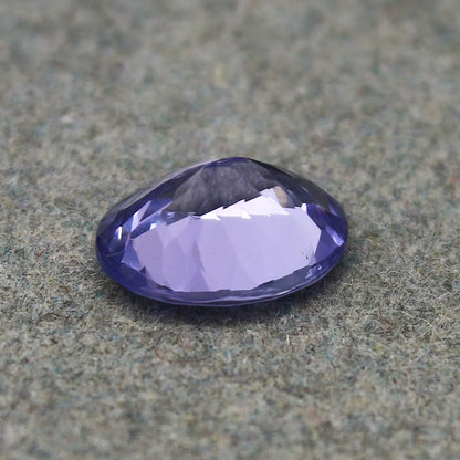 Natural Purple Tanzanite 1.40 Carat 8.5x6.4 MM Oval Shape Faceted Gemstone