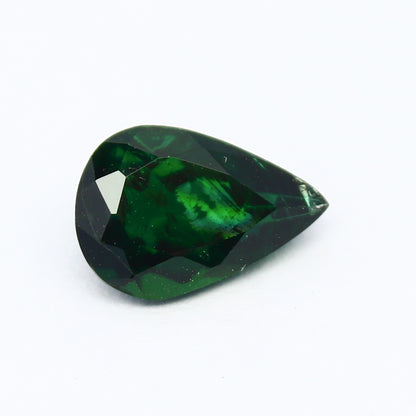 Natural Chrome Tourmaline 1.38 Carat 9.5x6.5 MM Pear Faceted Gemstone