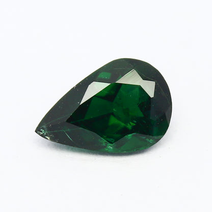 Natural Chrome Tourmaline 1.38 Carat 9.5x6.5 MM Pear Faceted Gemstone