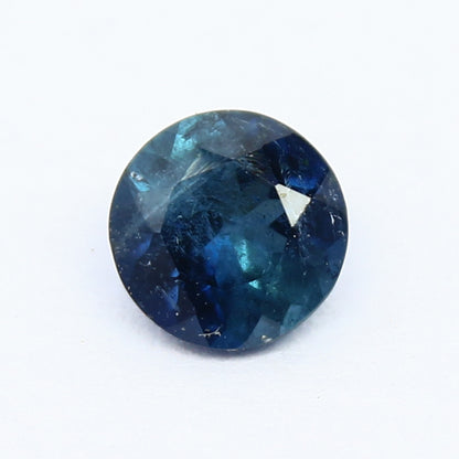 Natural Blue Tourmaline 0.50 Carat 5x5 MM Round Shape Faceted Gemstone