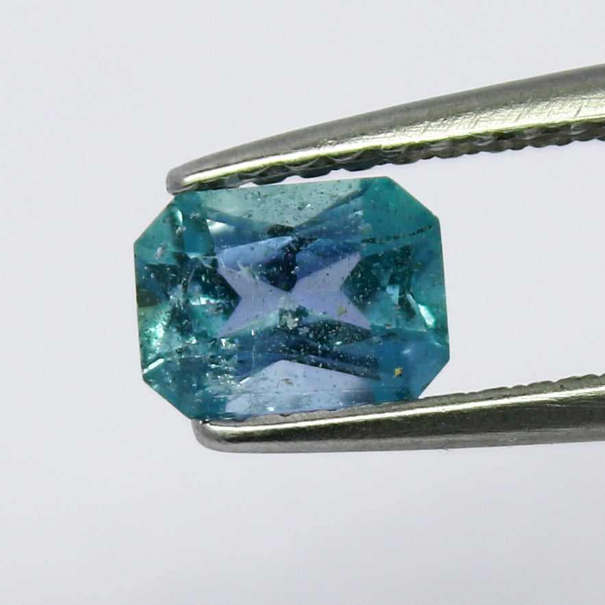 Natural Rare Blue Kornerupine 0.52 Carat 5.7x4.2 MM Octagon Shape Faceted Gemstone