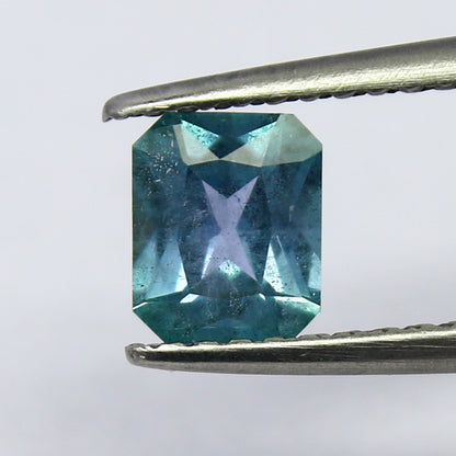 Natural Rare Blue Kornerupine 0.64 Carat 5.8x4.8 MM Octagon Shape Faceted Gemstone