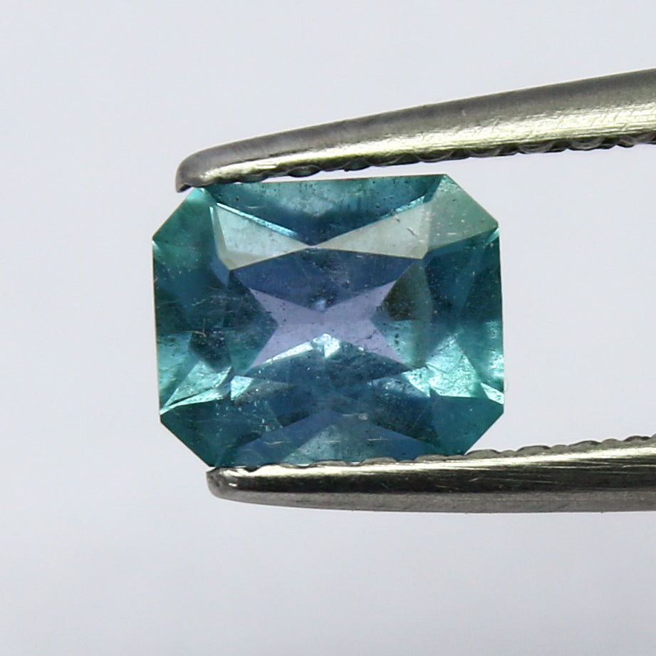 Natural Rare Blue Kornerupine 0.64 Carat 5.8x4.8 MM Octagon Shape Faceted Gemstone