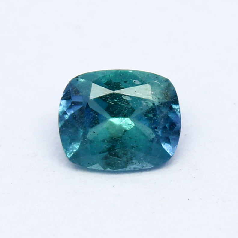 Natural Rare Blue Kornerupine 0.43 Carat 5.2x4.2 MM Cushion Shape Faceted Gemstone