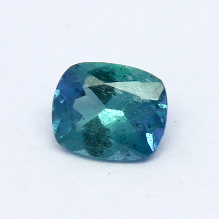 Natural Rare Blue Kornerupine 0.43 Carat 5.2x4.2 MM Cushion Shape Faceted Gemstone