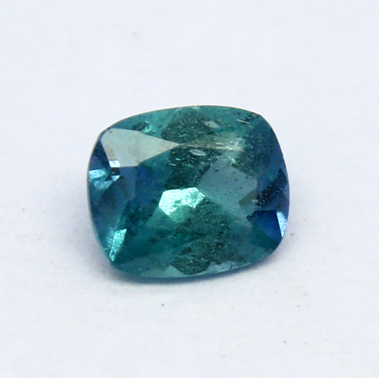 Natural Rare Blue Kornerupine 0.43 Carat 5.2x4.2 MM Cushion Shape Faceted Gemstone