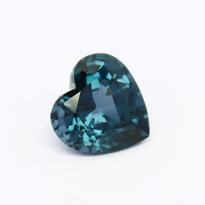 Natural Blue Spinel 1.82 Carat 7.7x7.5 MM Heart Shape Faceted Gemstone