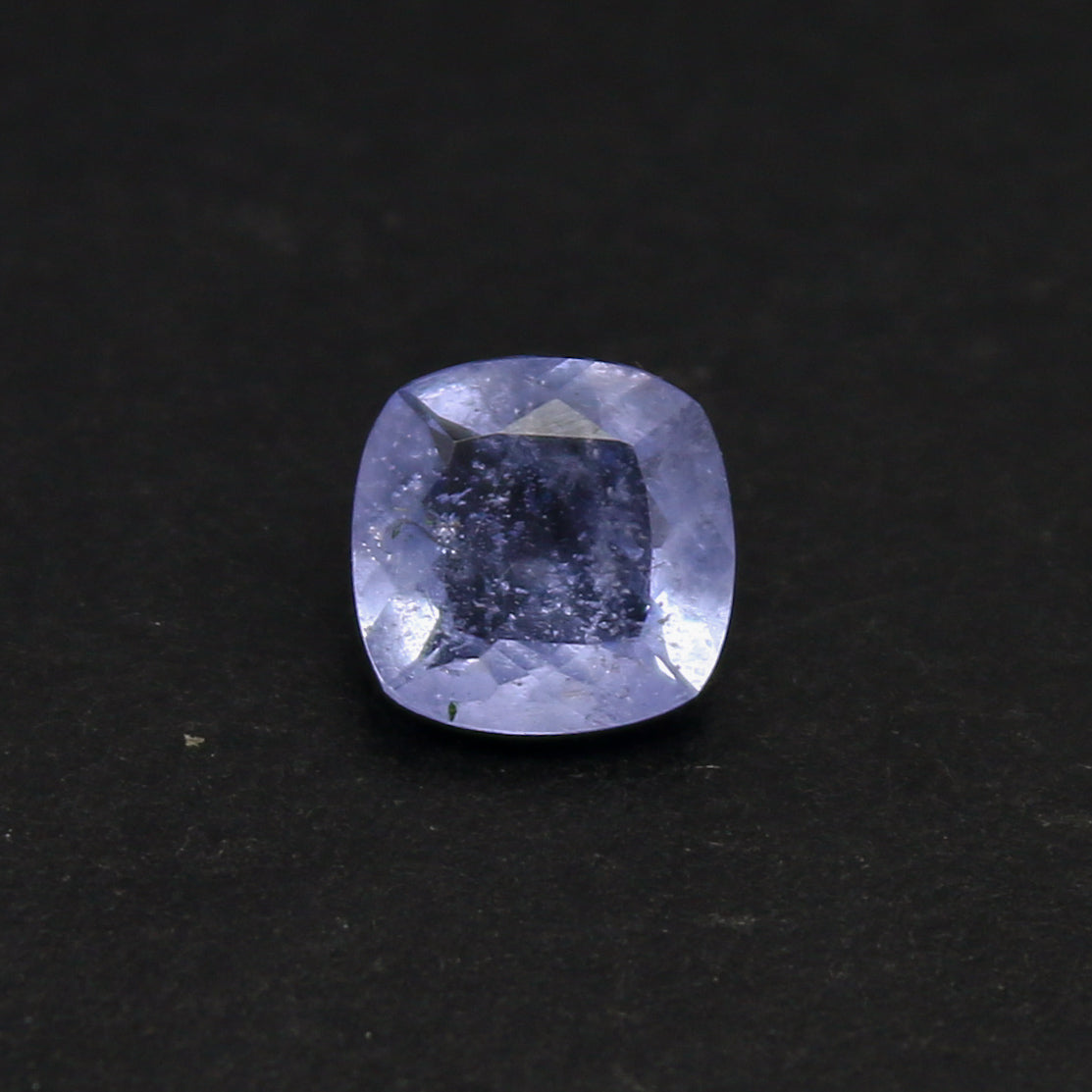 Natural Rare Color Change Hackmanite 0.28 Carat 4.3x4.3 MM Cushion Shape Faceted Gemstone