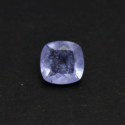 Natural Rare Color Change Hackmanite 0.28 Carat 4.3x4.3 MM Cushion Shape Faceted Gemstone