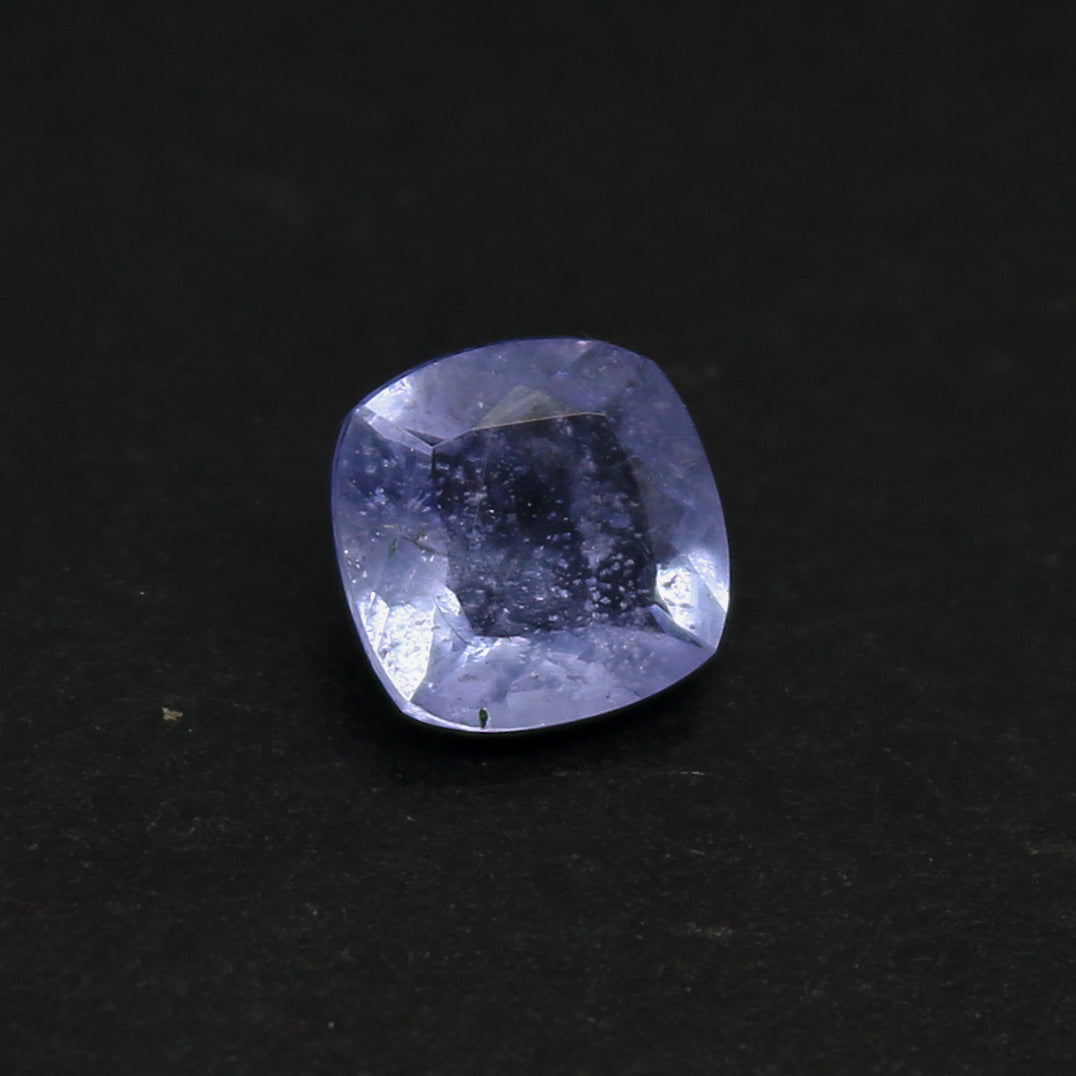 Natural Rare Color Change Hackmanite 0.28 Carat 4.3x4.3 MM Cushion Shape Faceted Gemstone