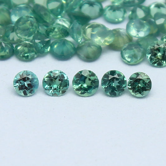Natural Color Change Alexandrite Lot 1 to 2 MM Round Shape Faceted Gemstone Lot