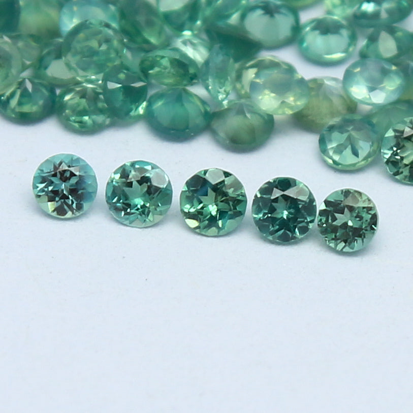Natural Color Change Alexandrite Lot 1 to 2 MM Round Shape Faceted Gemstone Lot