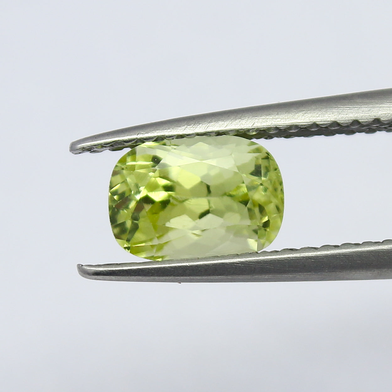 Natural Chrysoberyl 1.37 Carat 7.2x5.3 MM Cushion Shape Faceted Gemstone