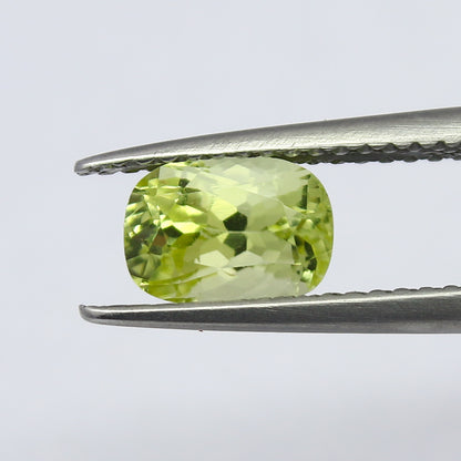 Natural Chrysoberyl 1.37 Carat 7.2x5.3 MM Cushion Shape Faceted Gemstone