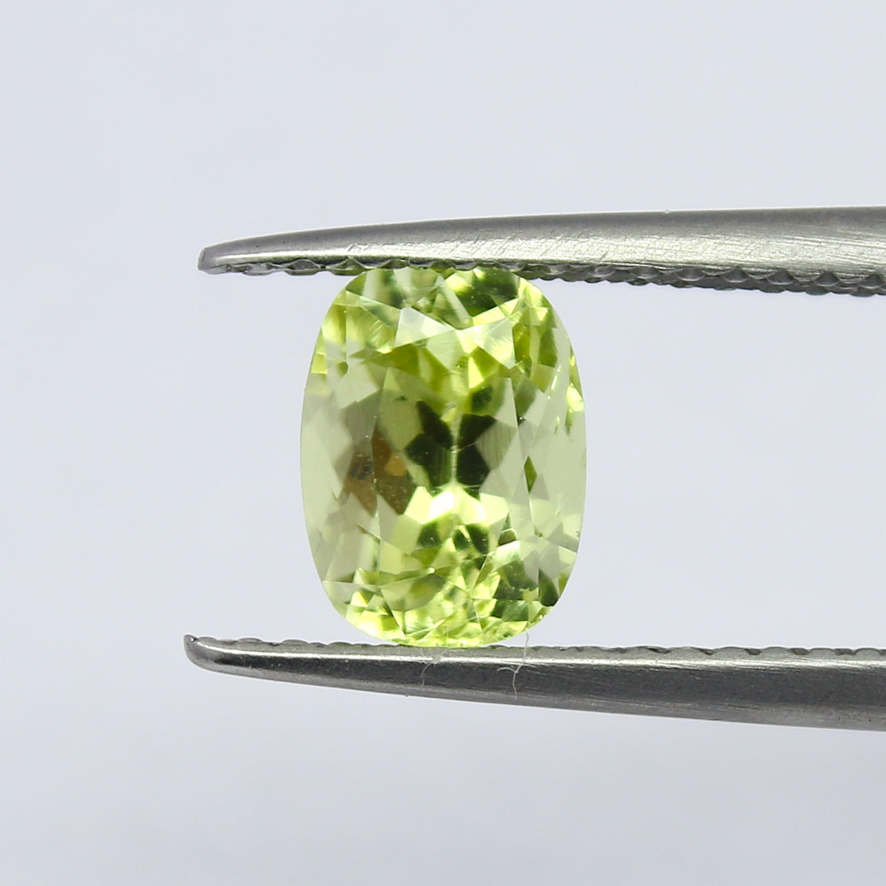 Natural Chrysoberyl 1.37 Carat 7.2x5.3 MM Cushion Shape Faceted Gemstone