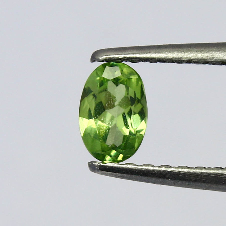 Natural Chrysoberyl 0.29 Carat 4.9x3.3 MM Oval Shape Faceted Gemstone