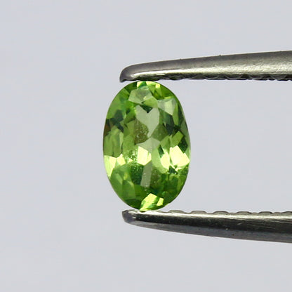 Natural Chrysoberyl 0.29 Carat 4.9x3.3 MM Oval Shape Faceted Gemstone