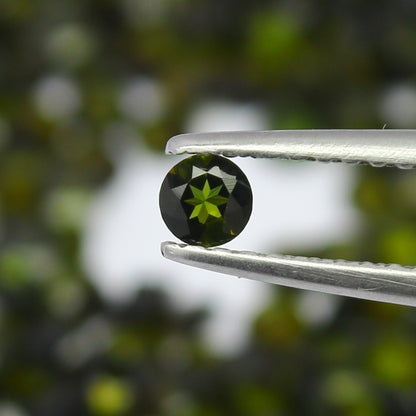 Natural Green Tourmaline Lot 3x3 MM Round Shape Faceted Gemstone Lot