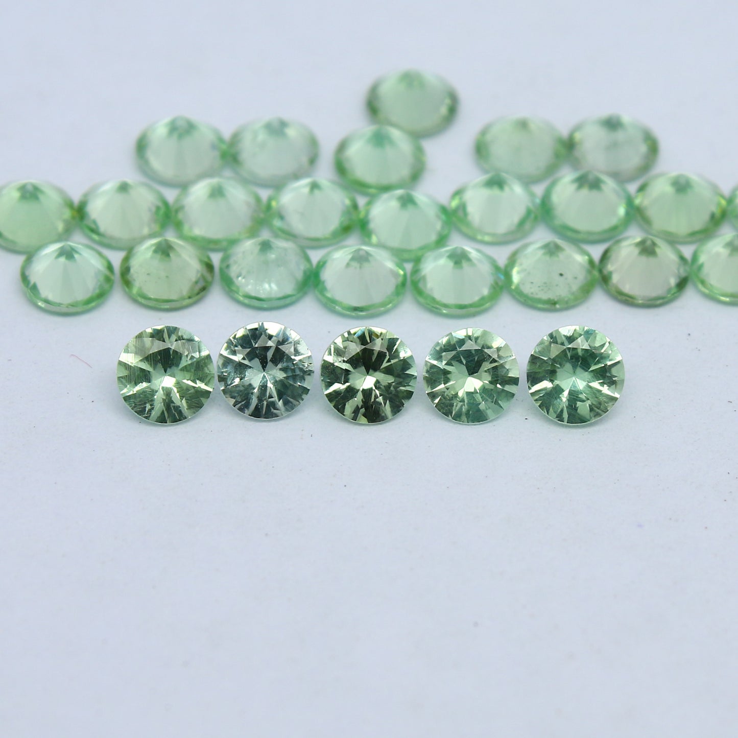 Natural Rare Kornerupine Lot 4x4 MM Round Shape Faceted Gemstone Lot