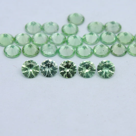 Natural Rare Kornerupine Lot 4x4 MM Round Shape Faceted Gemstone Lot