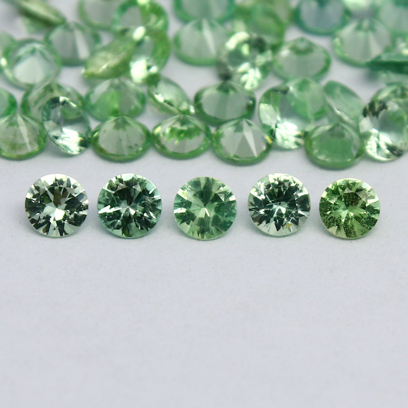 Natural Rare Kornerupine Lot 3x3 MM Round Shape Faceted Gemstone Lot