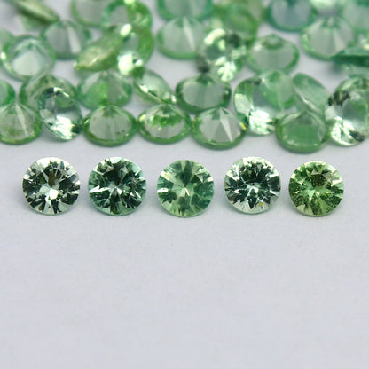 Natural Rare Kornerupine Lot 3x3 MM Round Shape Faceted Gemstone Lot