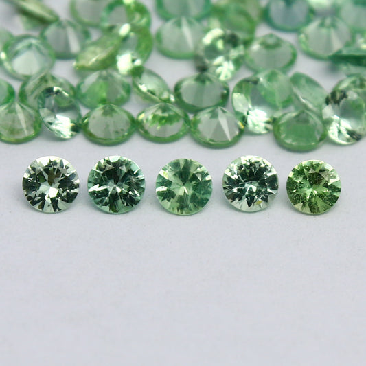 Natural Rare Kornerupine Lot 3x3 MM Round Shape Faceted Gemstone Lot