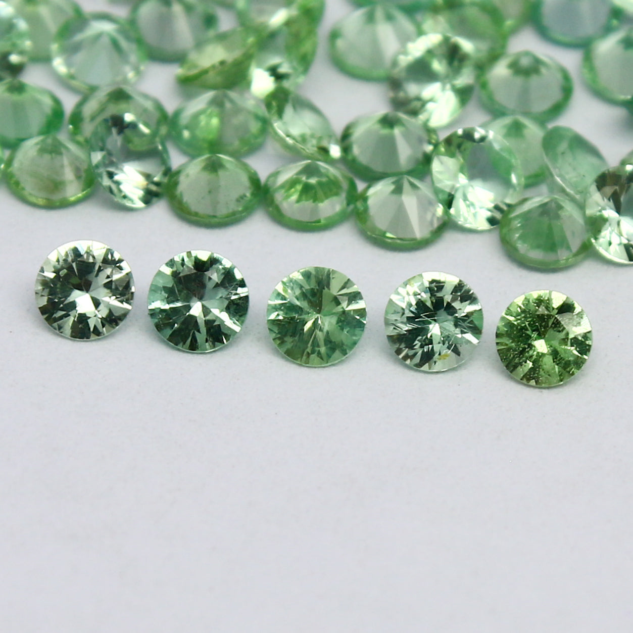 Natural Rare Kornerupine Lot 3x3 MM Round Shape Faceted Gemstone Lot