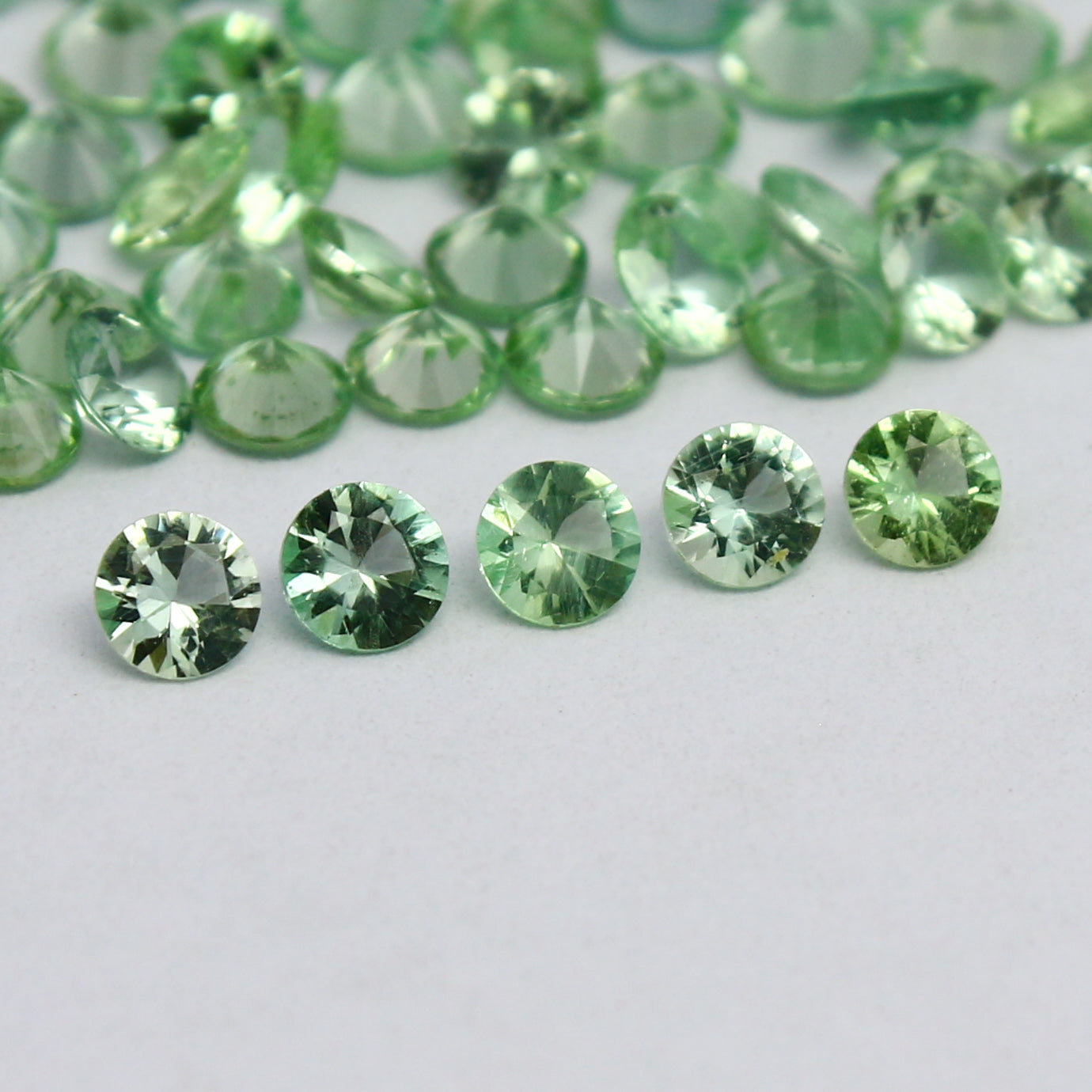 Natural Rare Kornerupine Lot 3x3 MM Round Shape Faceted Gemstone Lot