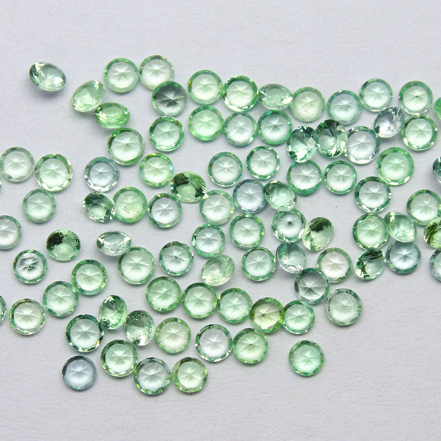 Natural Rare Kornerupine Lot 2.5x2.5 MM Round Shape Faceted Gemstone Lot