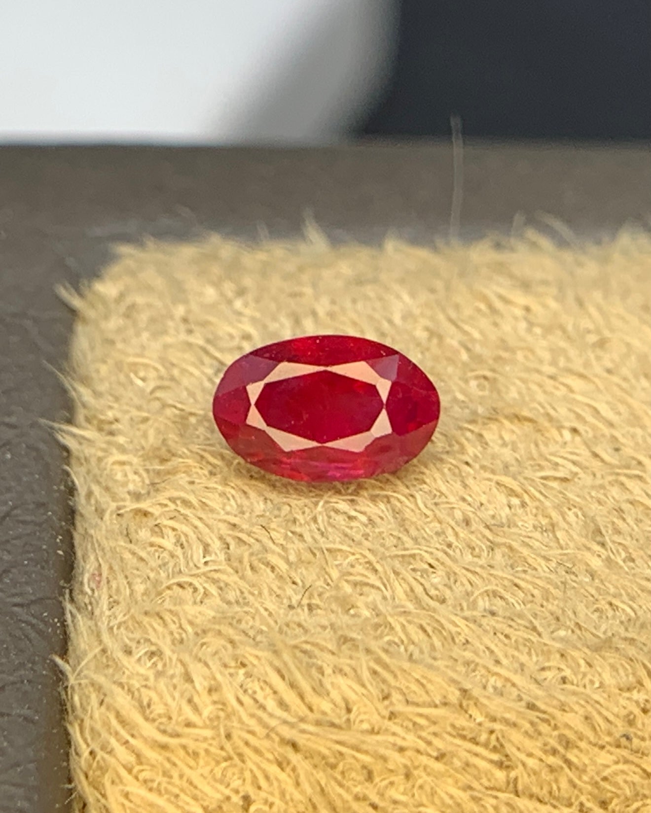 Natural Ruby 0.36 Carat 5x3.3 MM Oval Shape Faceted Gemstone