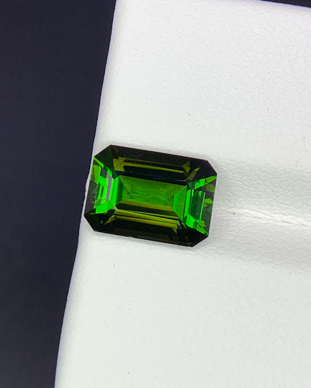 Natural Flawless Green Tourmaline 2.44 Carat 9.7x6.9 MM Octagon Shape Faceted Gemstone