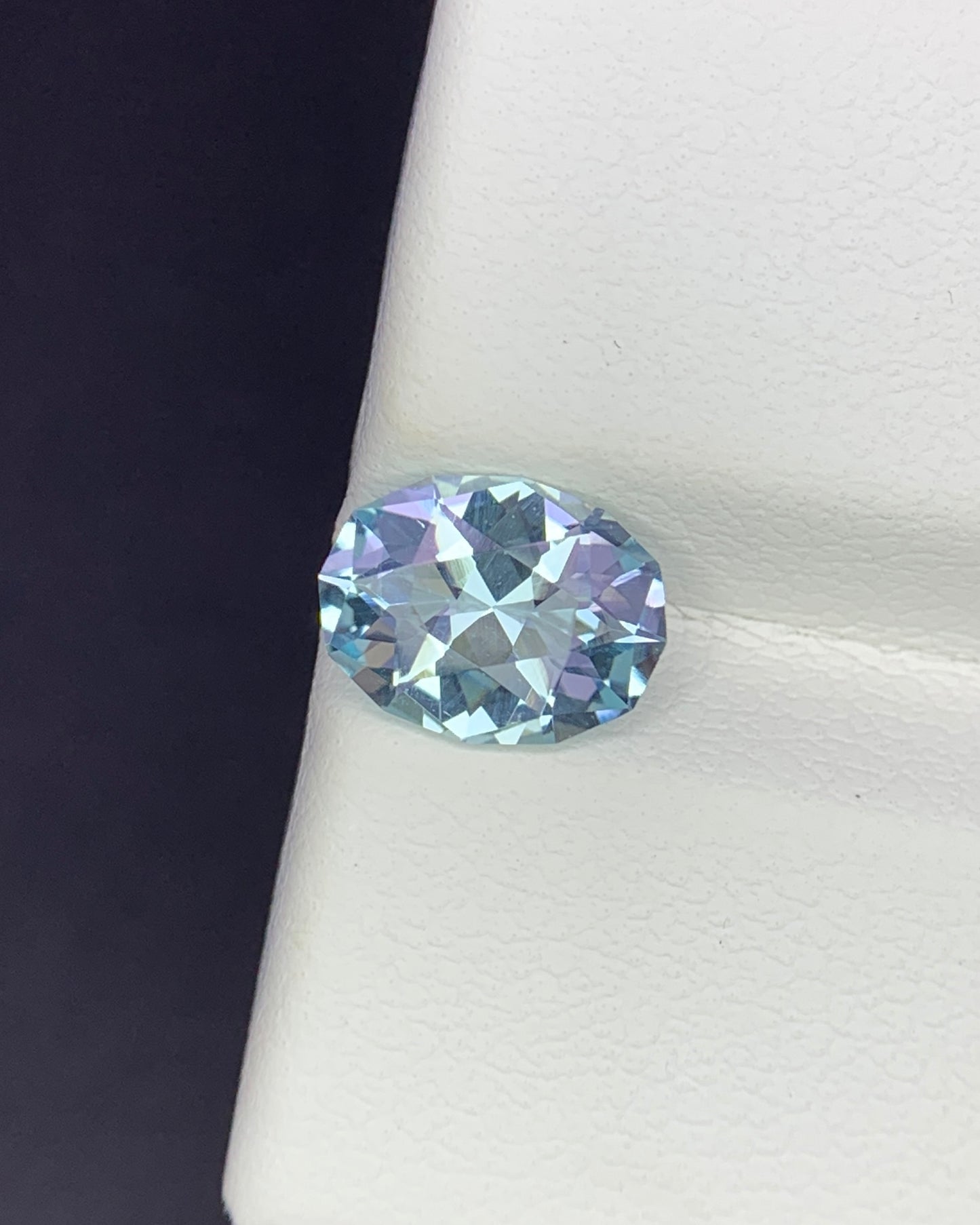 Natural Santa Maria Aquamarine 1.16 Carat 8.2x6.6 MM Fancy Shape Faceted Gemstone 