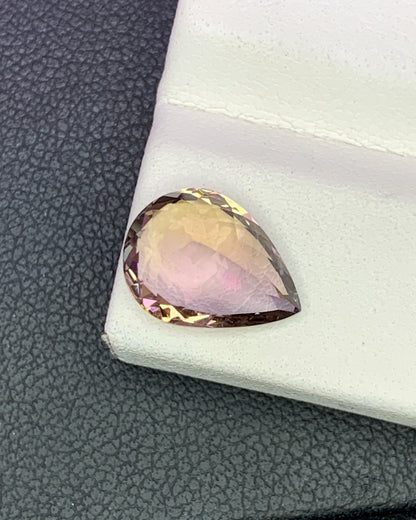 Natural Unheated Bi Color Tanzanite 3.30 Carat 11.4x8.5 MM Pear Shape Faceted Gemstone