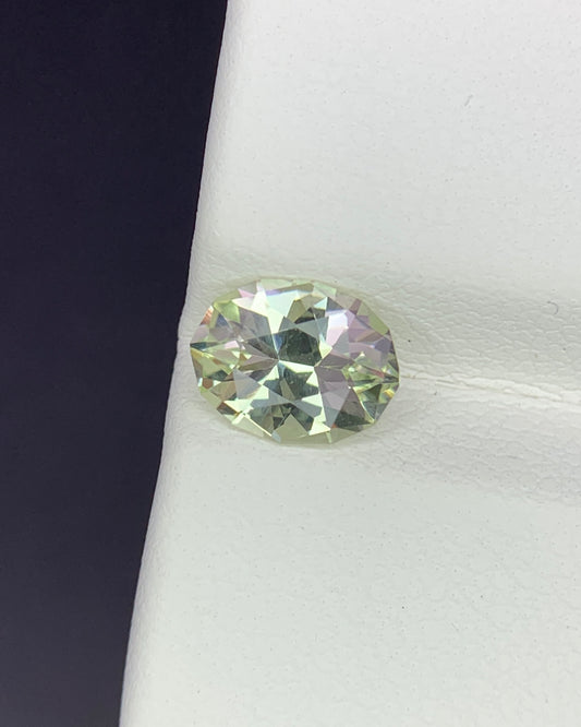 Natural Heliodor Aquamarine 1.00 Carat 8x6.2 MM Oval Shape Yellow Aquamarine Faceted Gemstone