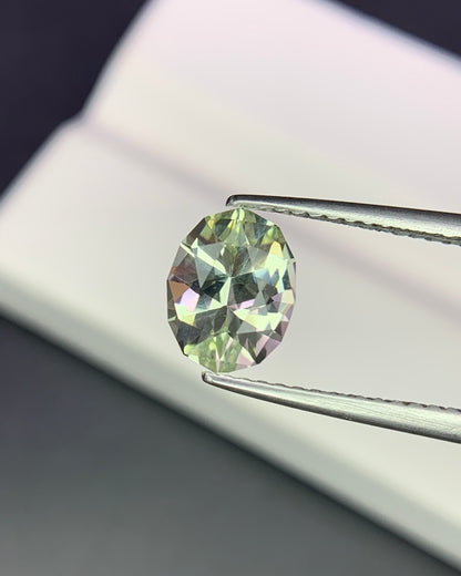 Natural Heliodor Aquamarine 1.00 Carat 8x6.2 MM Oval Shape Yellow Aquamarine Faceted Gemstone